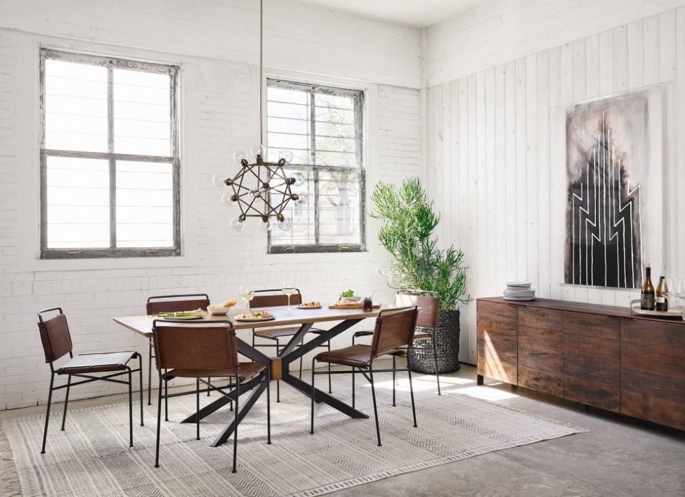 Four Hands - Wharton Dining Chair - Distressed Brown - 105866-011 veiw 12