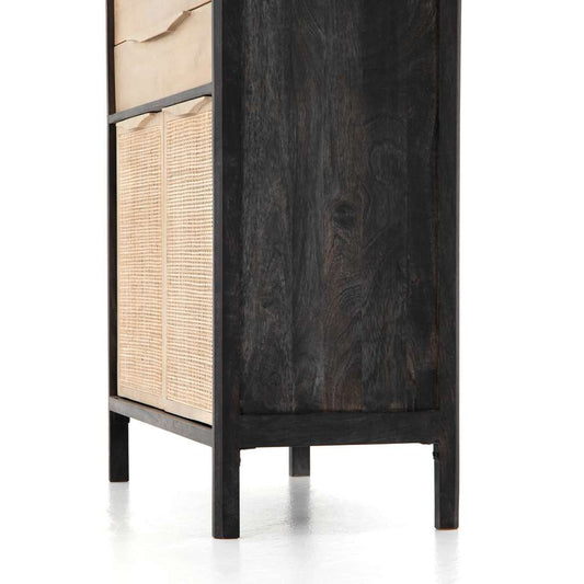 Four Hands - Sydney Tall Dresser - Black Wash - 106690-006 veiw 2