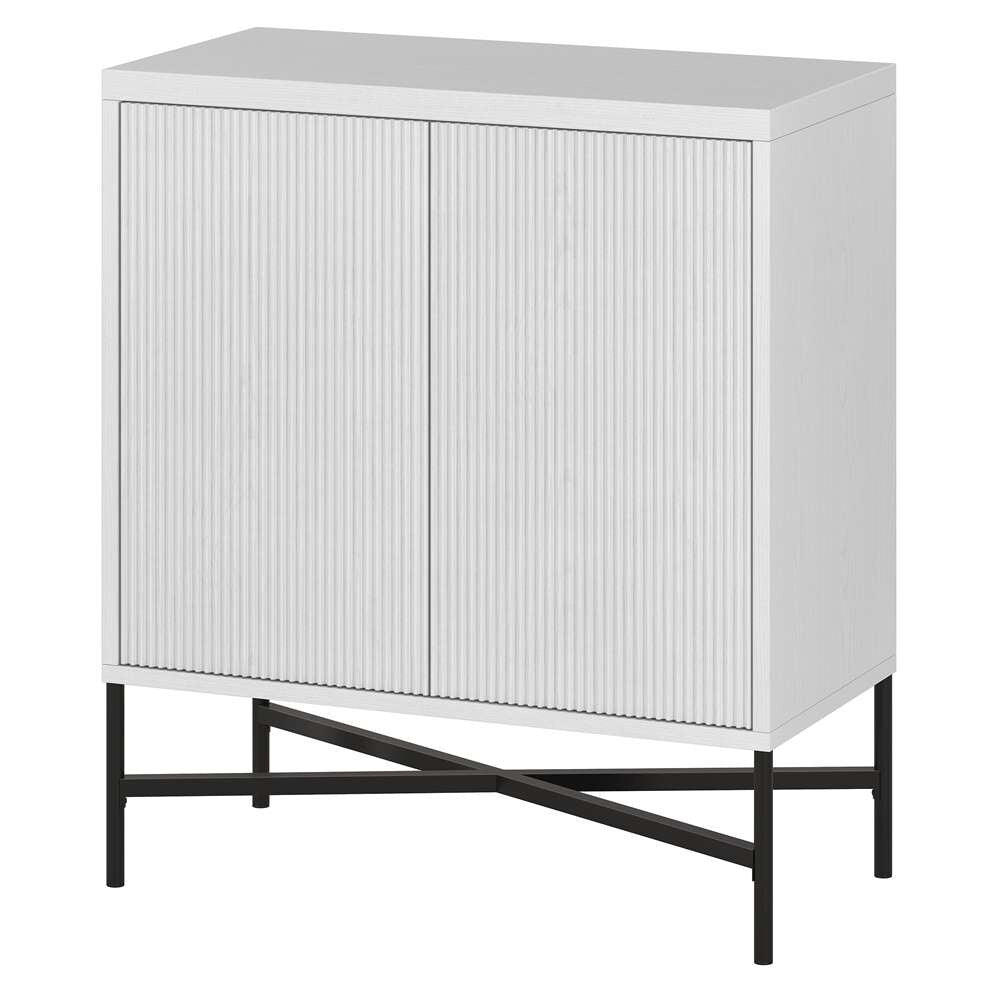 Hudson & Canal - Brighton 28in Wide Rectangular Accent Cabinet in White - AC1873 veiw 4