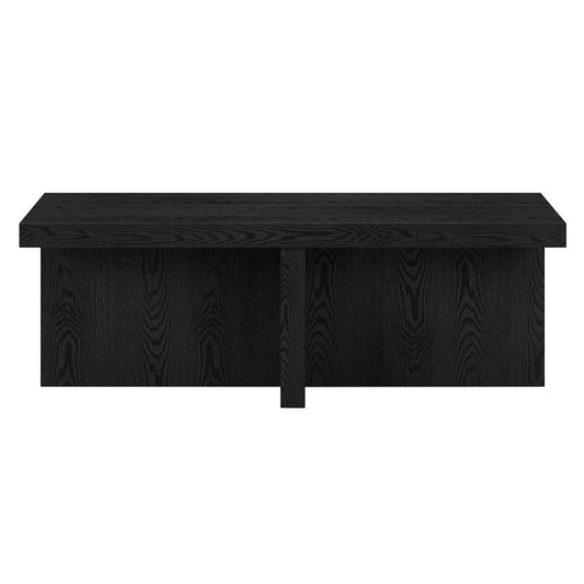 Hudson & Canal - Elna 44in Wide Rectangular Coffee Table in Black Grain - CT1903 veiw 3
