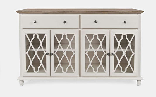 Jofran - Aurora Hills 4 Door Accent Chest - White / Bisque - 1998-58 veiw 2