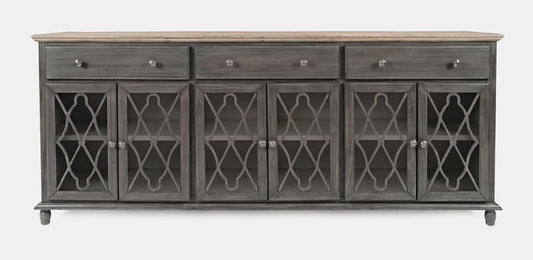 Jofran - Aurora Hills 6 Door Accent Chest - Grey / Bisque - 1999-86 veiw 2