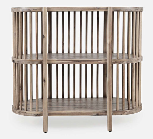 Jofran - Rhapsody Mid-Century Modern 36in Open Storage Cabinet Bookcase - 2180-36 veiw 2