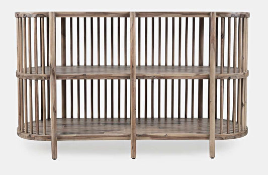 Jofran - Rhapsody Mid-Century Modern 54in Open Storage Accent Cabinet - 2180-54 veiw 2