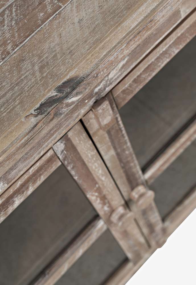 Jofran - Rustic Shores Coastal Style 54in Distressed Acacia Credenza Cabinet - 2125-5432 veiw 8