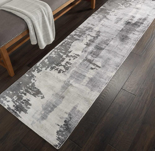 Kathy Ireland Home - Safari Dreams KI373 Grey 23in x 8 Hallway Rug - KI373-99446140517_CLOSEOUT veiw 2