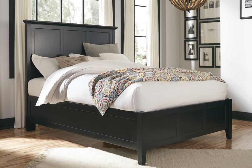 Modus Furniture - Paragon King-size Panel Bed in Black - 4N02L7 veiw 1