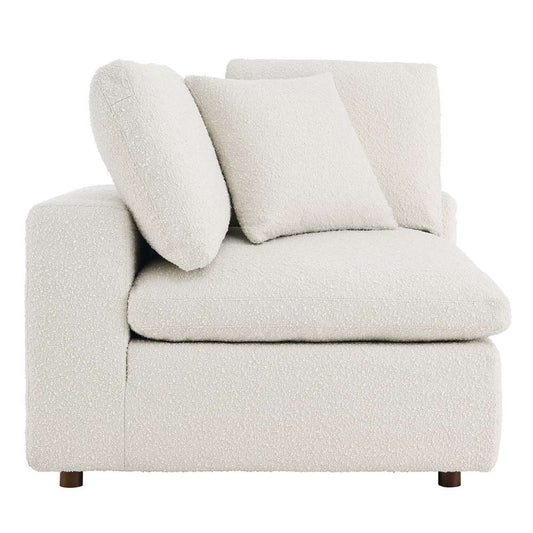 Modway - Commix Down Filled Overstuffed Boucle Fabric Corner Chair - EEI-6259-IVO veiw 2