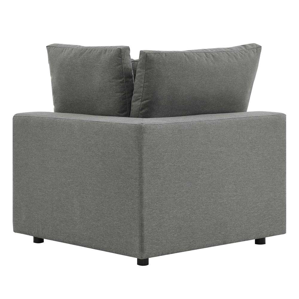 Modway - Commix Overstuffed Outdoor Patio Corner Chair - EEI-4904-CHA veiw 5
