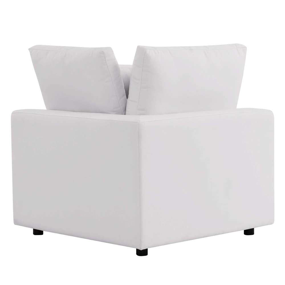 Modway - Commix Overstuffed Outdoor Patio Corner Chair - EEI-4904-WHI veiw 5
