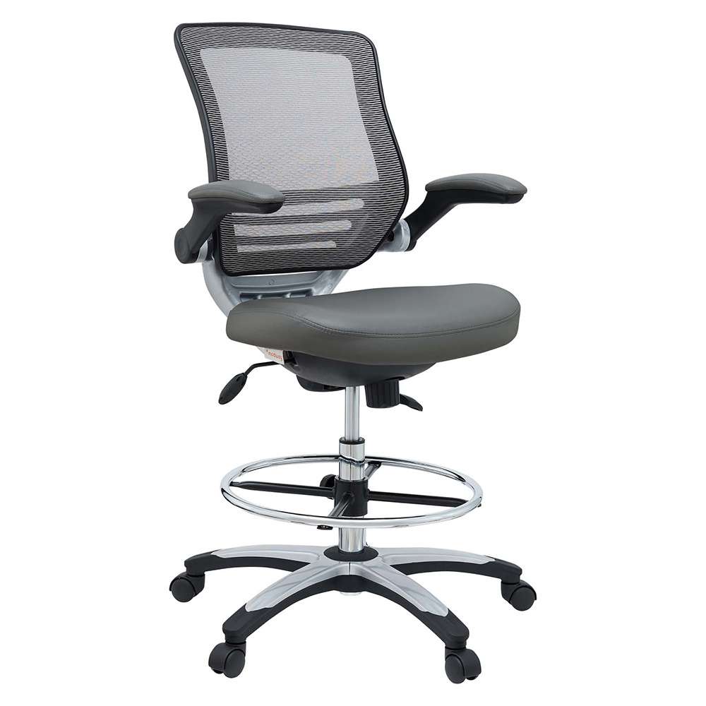 Modway - Edge Drafting Chair - EEI-211-GRY veiw 1