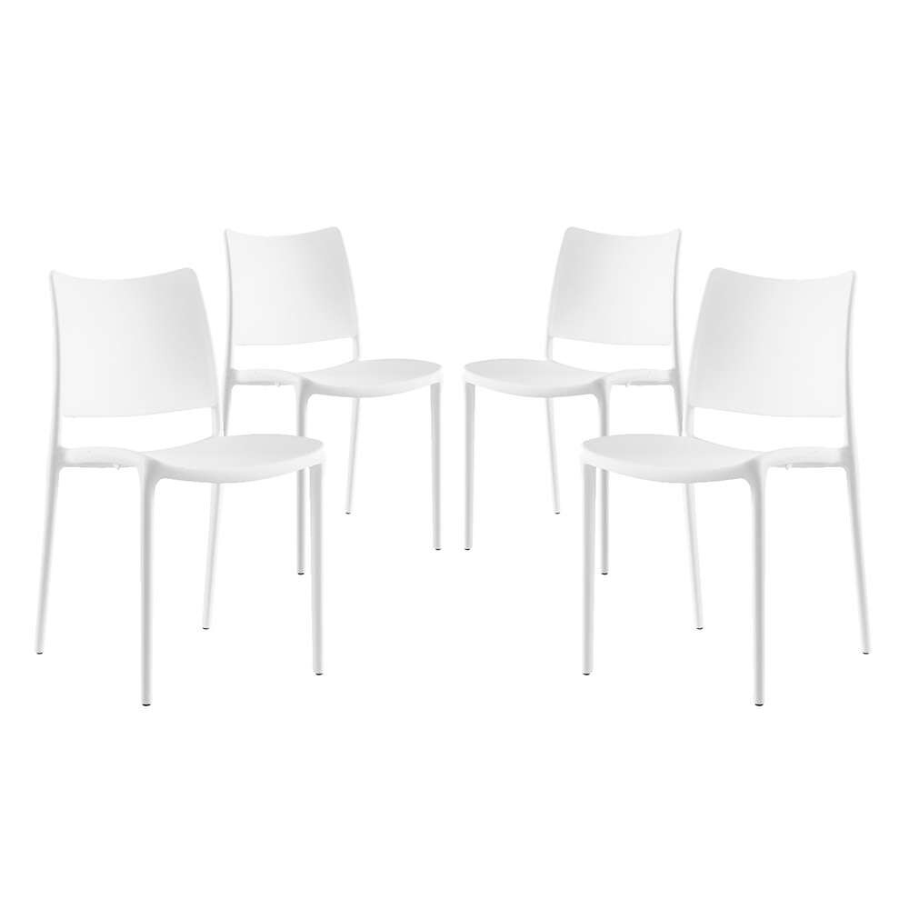 Modway - Hipster Dining Side Chair (Set of 4) - EEI-2425-WHI-SET veiw 1