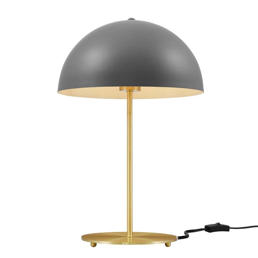 Modway - Ideal Metal Table Lamp - EEI-5629-GRY-SBR veiw 4