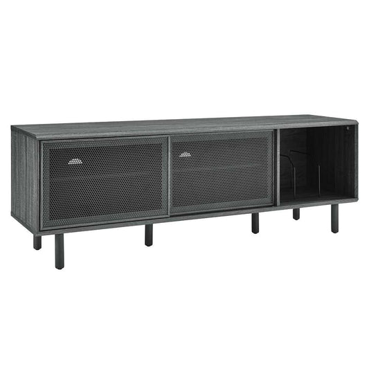Modway - Kurtis 67in TV and Vinyl Record Stand - EEI-6236-CHA veiw 2