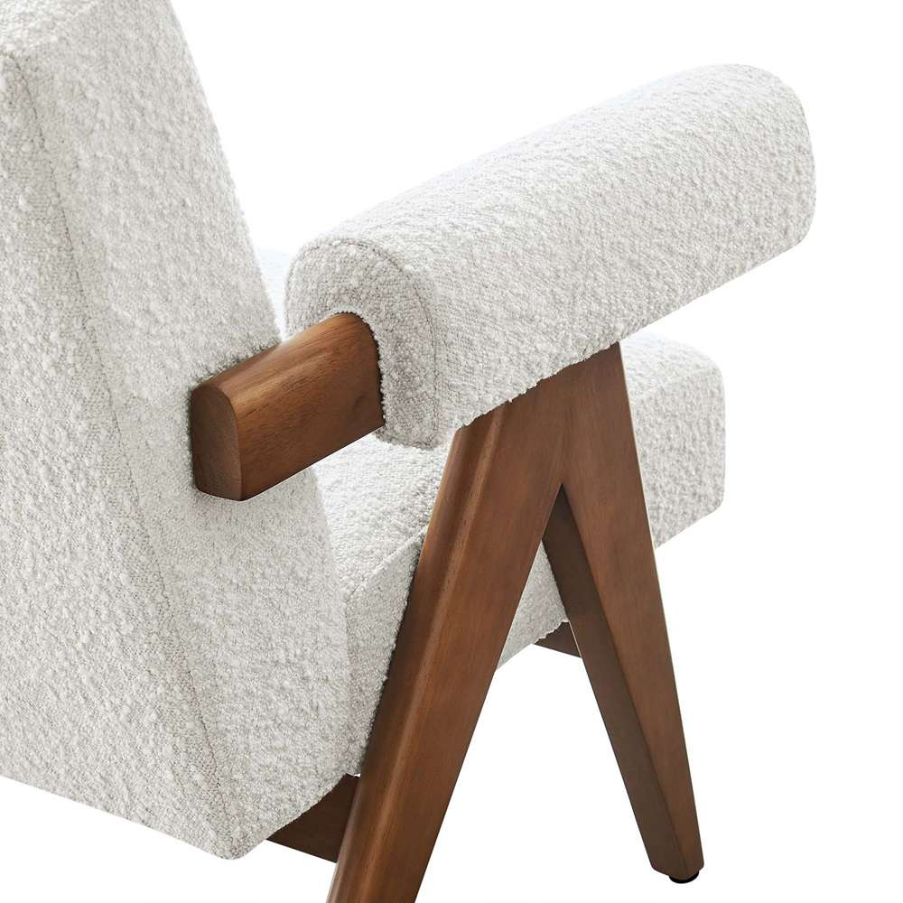 Modway - Lyra Boucle Fabric Armchair - EEI-6502-IVO veiw 6