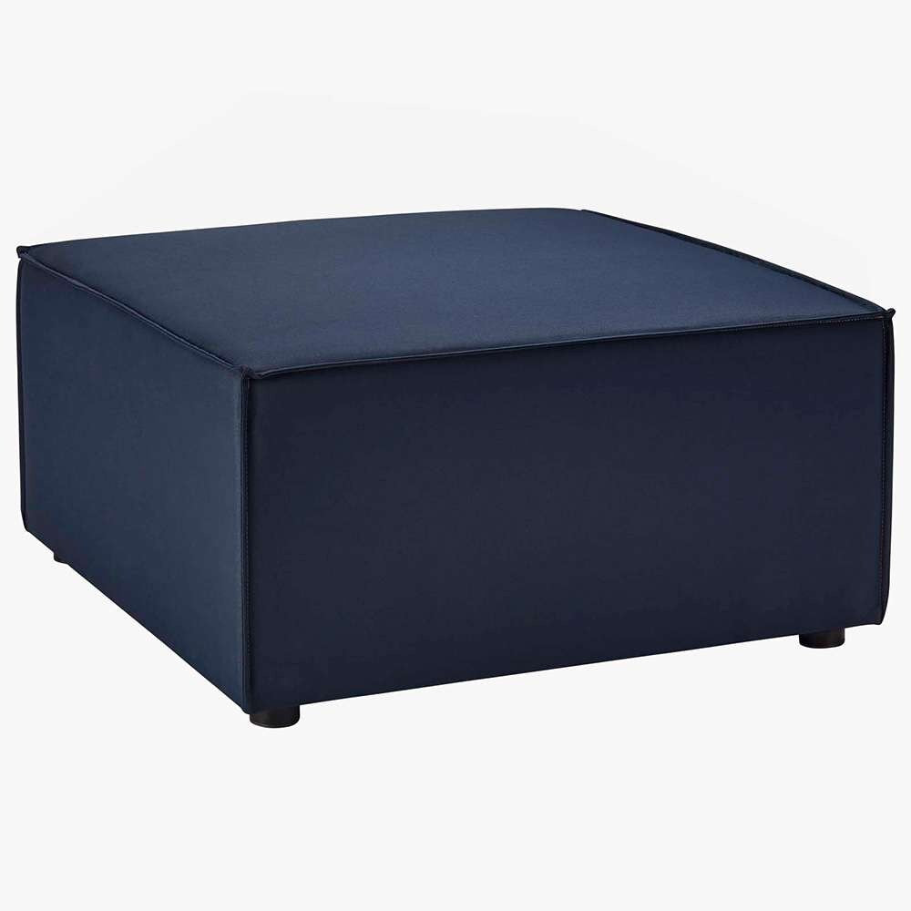 Modway - Saybrook Outdoor Patio Upholstered Sectional Sofa Ottoman - EEI-4211-NAV veiw 1