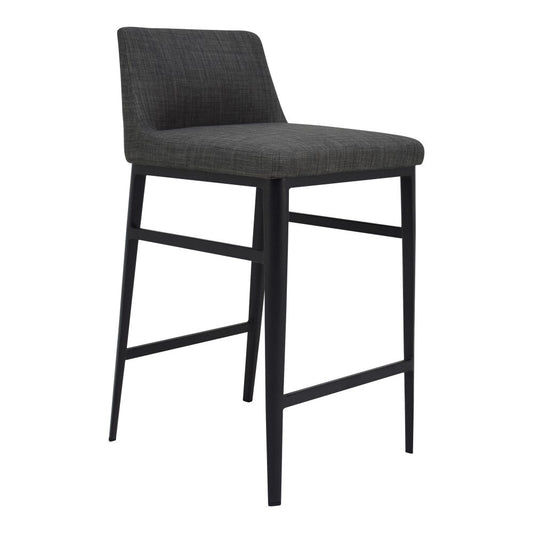 Moes Home - Baron Counter Stool in Charcoal Grey - EJ-1031-07 veiw 2