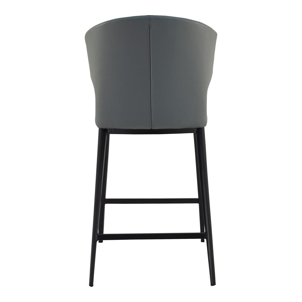 Moes Home - Delaney Counter Stool in Grey - EJ-1022-15 veiw 3