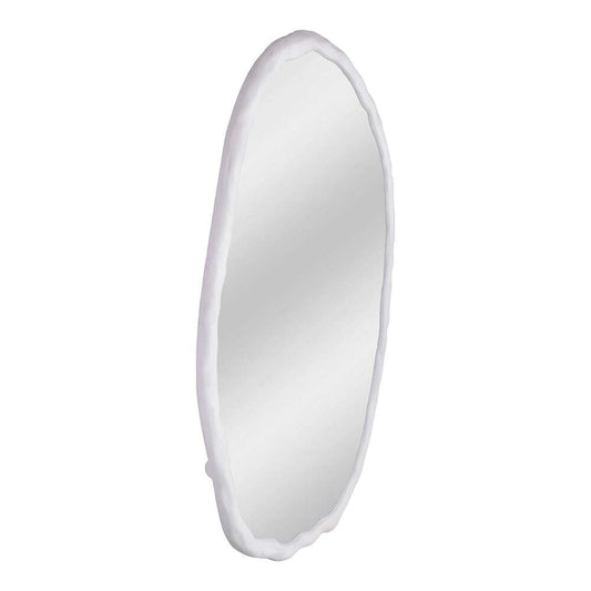 Moes Home - Foundry Mirror Oval White - FI-1113-18 veiw 2