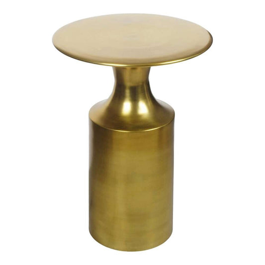 Moes Home - Rassa Polished Gold Accent Table - FI-1105-32 veiw 2