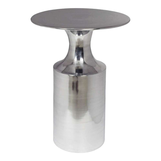 Moes Home - Rassa Polished Silver Accent Table - FI-1105-30 veiw 2