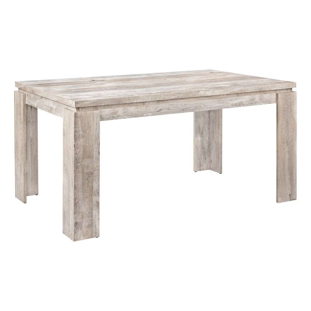 Monarch Specialties - Dining Table, 60in Rectangular, Kitchen, Dining Room, Laminate, Beige, Contemporary, Modern - I-1088 veiw 1