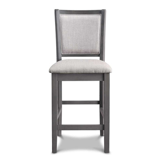 New Classic Furniture - Amy 60in Counter Table and Chairs With Stg (5 Pcs) -Gray - D3651-60CS-GRY veiw 2