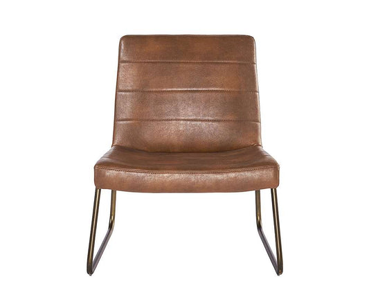 Sunpan - Irongate Anton Lounge Chair - Bravo Cognac - 104843 veiw 2