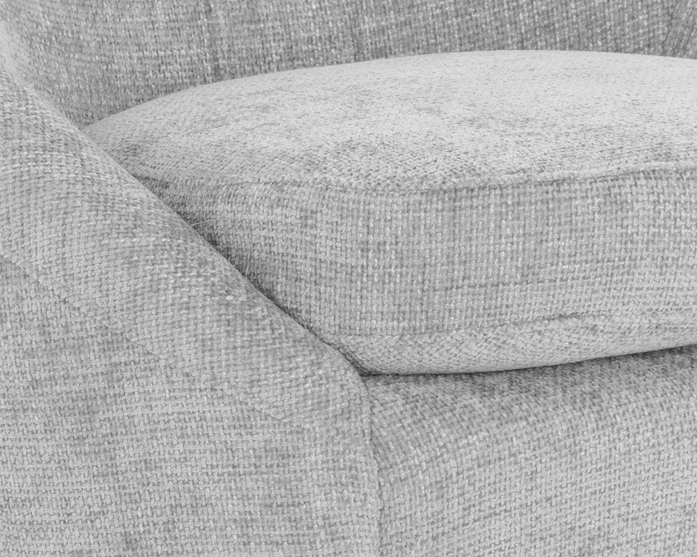 Sunpan - Domestic Bliss Swivel Lounge Chair - Husky Grey - 109892 view 7