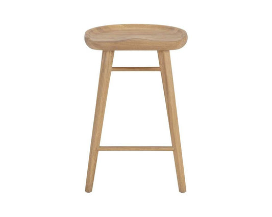 Sunpan - Dominic Counter Stool - Light Oak - 110044 veiw 2