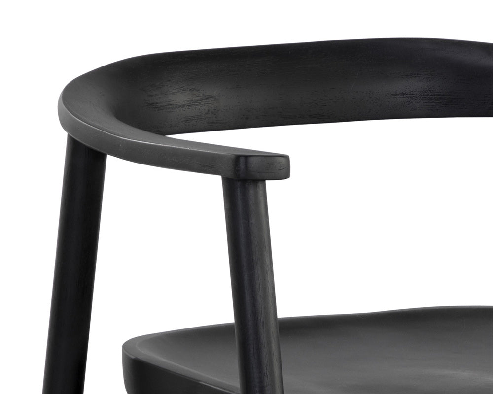 Sunpan - Jeremy Dining Armchair - Black - 110457 view 7