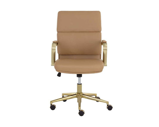 Sunpan - Urban Unity Kleo Office Chair - Tan - 107980 veiw 2