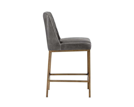 Sunpan - 5West Leighland Counter Stool - Overcast Grey - 104908 veiw 2
