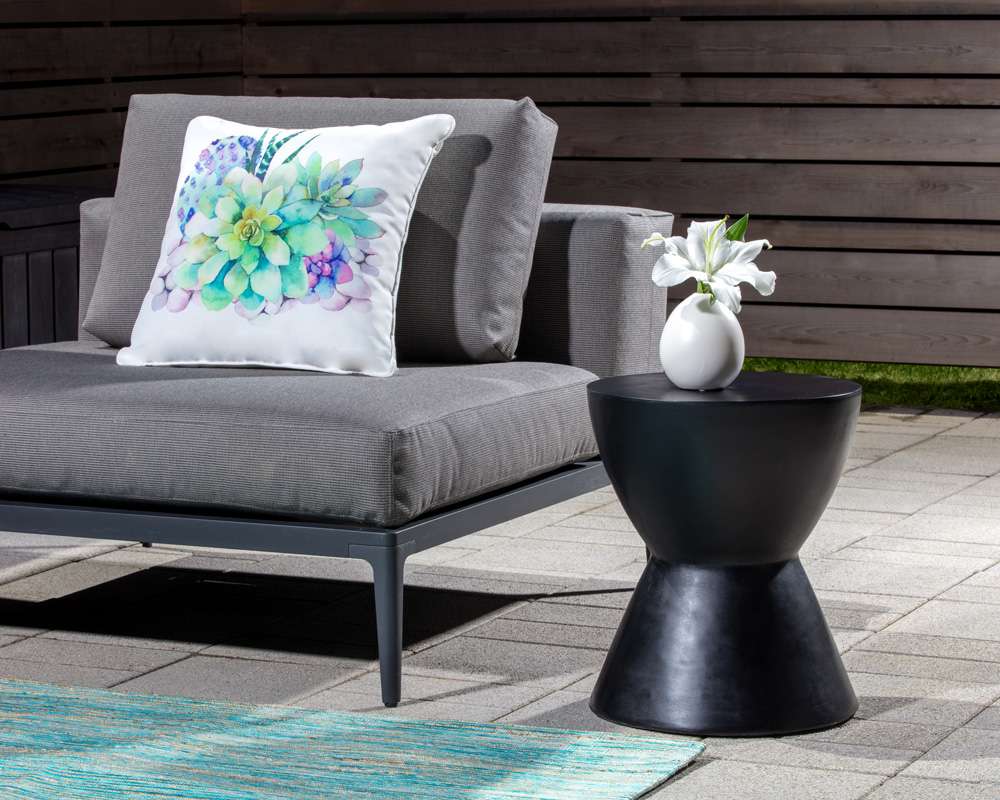 Sunpan - MIXT Logan End Table - Black - 58012 veiw 3