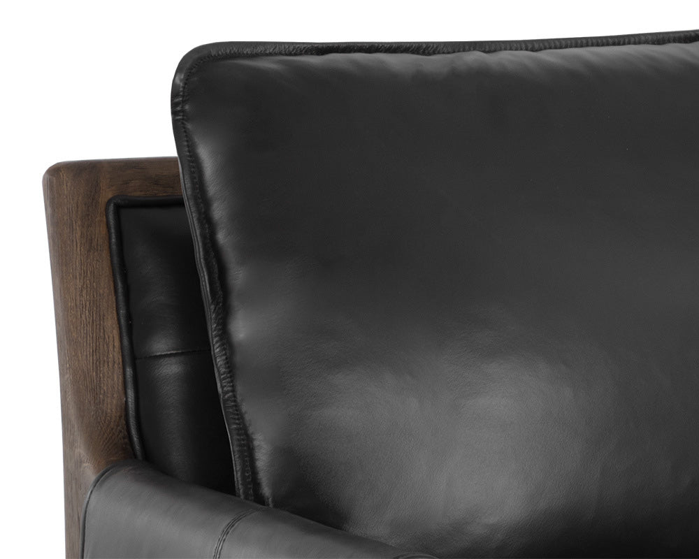 Sunpan - Westport Mauti Armchair - Dark Brown - Cortina Black Leather - 110572 view 8
