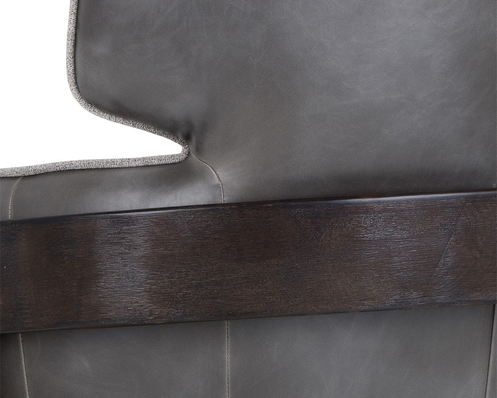 Sunpan - 5West Maximus Lounge Chair - Polo Club Stone / Overcast Grey - 105410 view 7