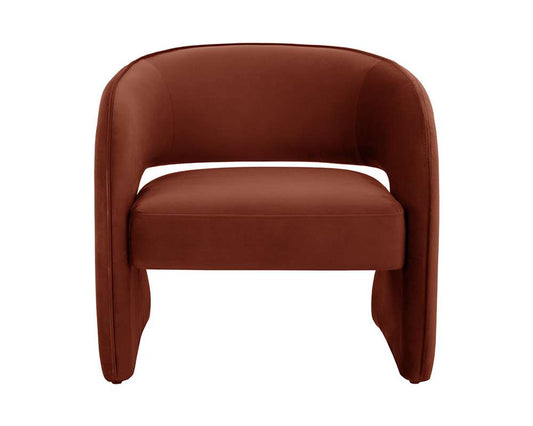Sunpan - 5West Rosalia Lounge Chair - Meg Rust - 109583 veiw 2