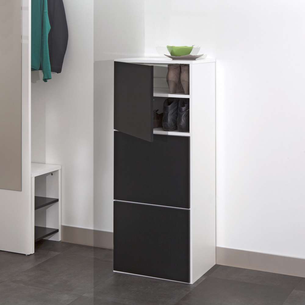 TEMAHOME - Bamboo Shoe Storage Cabinet in White / Black - E4003A2176A00 veiw 8