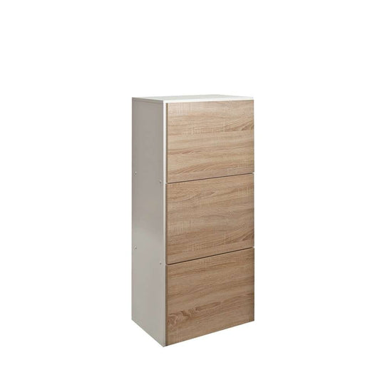TEMAHOME - Bamboo Shoe Storage Cabinet in White / Natural Oak Color - E4003A2134A00 veiw 2