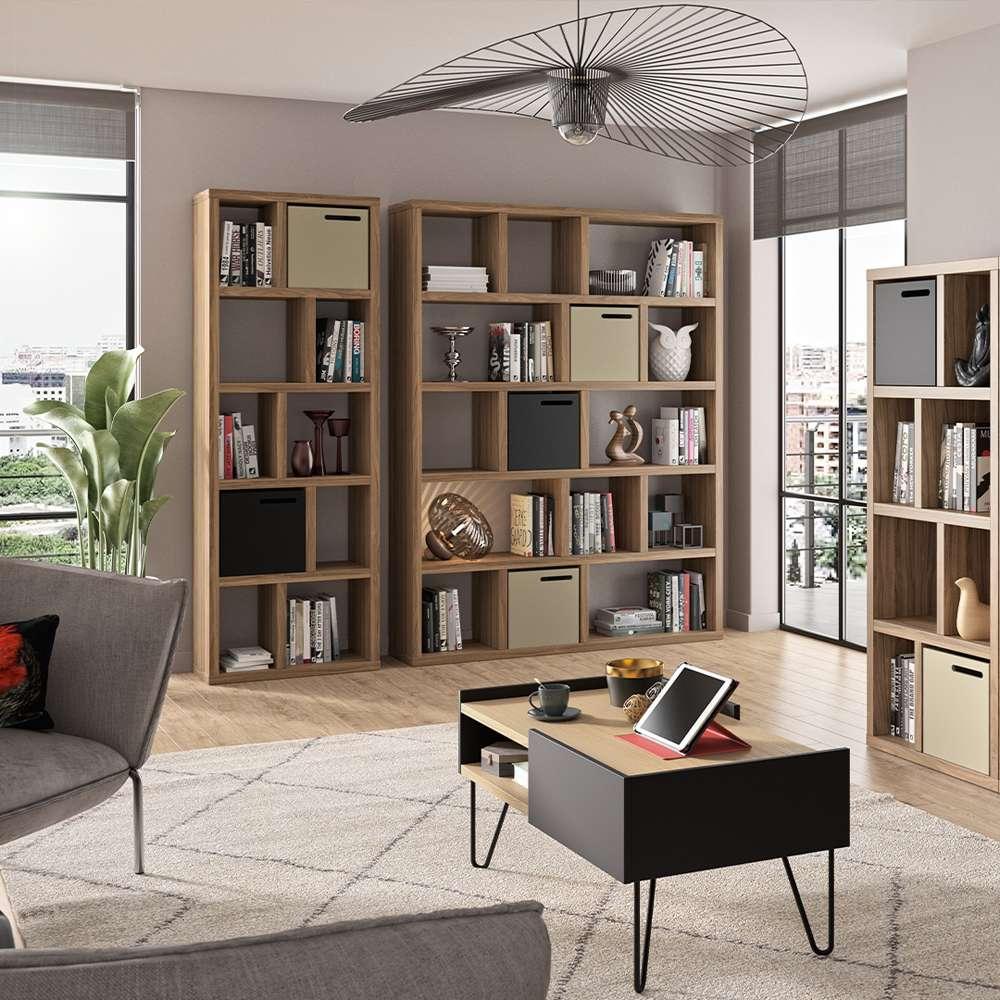 TEMAHOME - Berlin 4 Levels Bookcase 150 Cm in Walnut - 9500318603 veiw 5