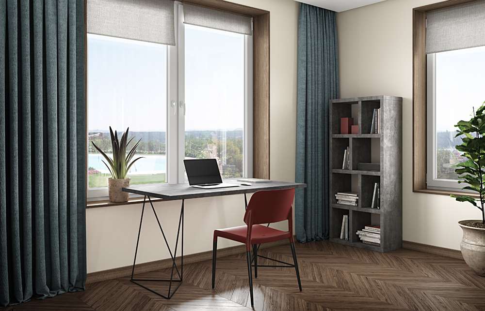 TEMAHOME - Berlin 4 Levels Bookcase 70 Cm in Concrete Look - 9500322532 veiw 7