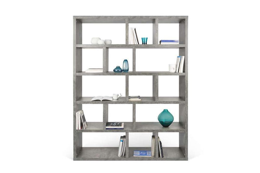 TEMAHOME - Berlin 5 Levels Bookcase 150 Cm in Concrete Look - 9500320309 veiw 2