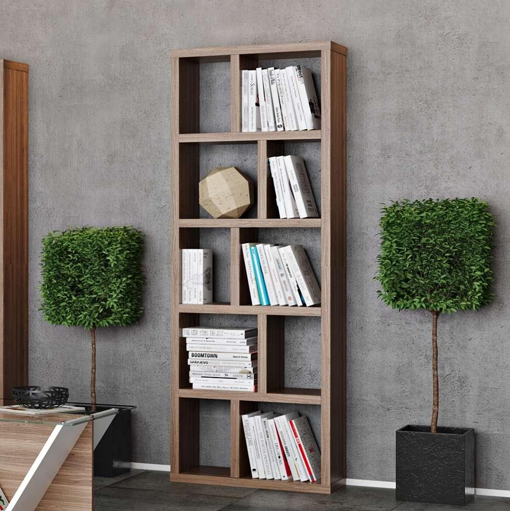 TEMAHOME - Berlin 5 Levels Bookcase 70 Cm in Walnut - 9500320200 veiw 3