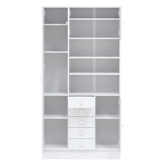 TEMAHOME - Combi Tall Bathroom Cabinet in White - X6054X2121A17 veiw 2