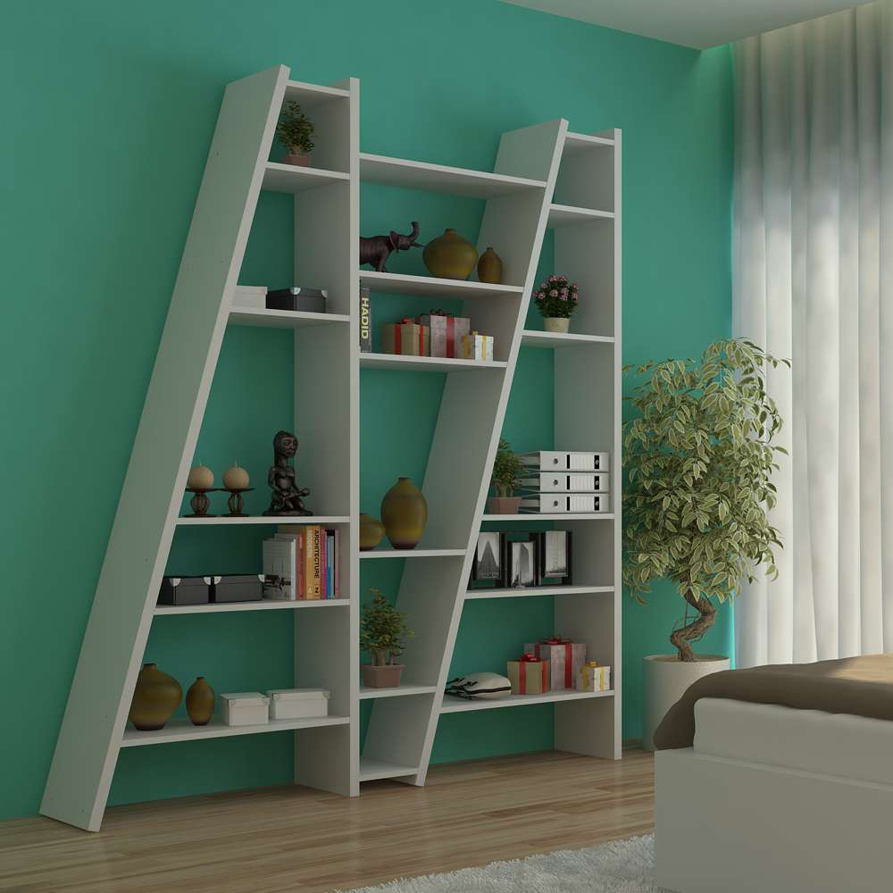 TEMAHOME - Delta Bookcase in Pure White - 9500315312 veiw 2