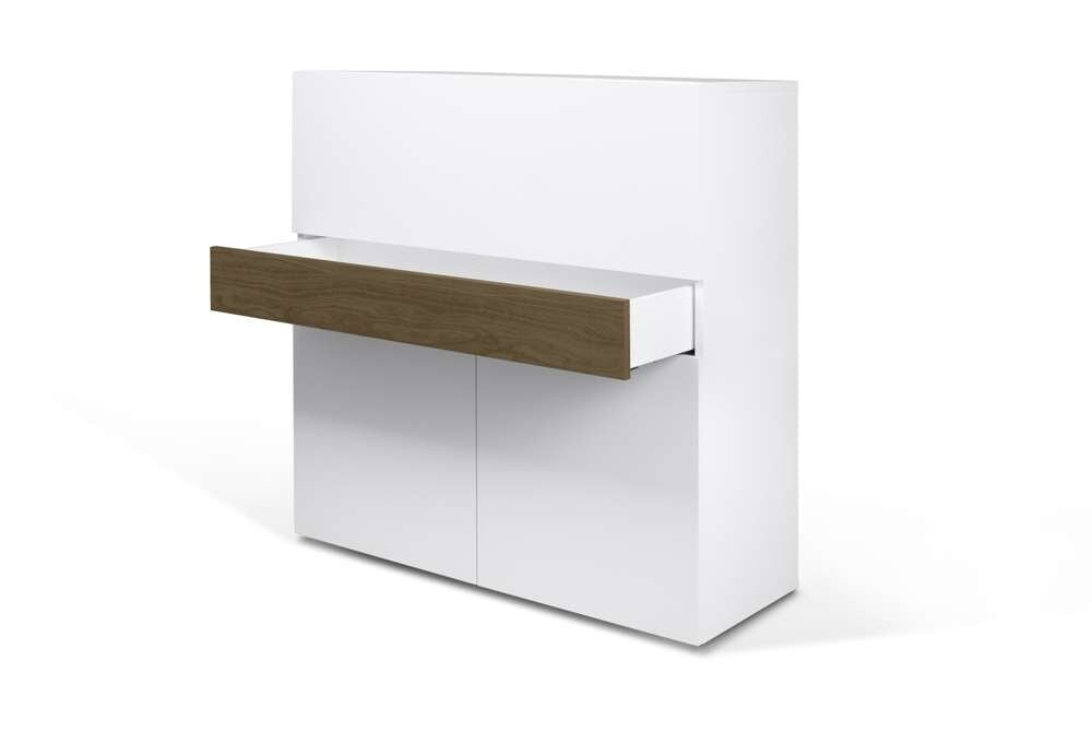 TEMAHOME - Focus Workstation in Walnut / Pure White - 9500054099 veiw 5