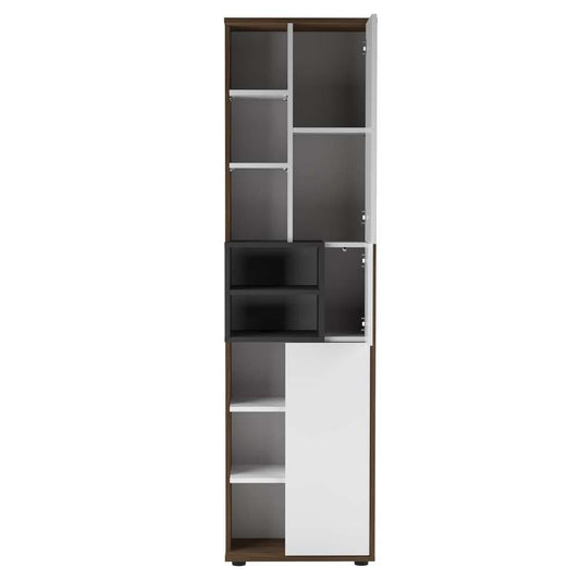 TEMAHOME - Kube Bathroom Column in Walnut Color / Grey - E6490A0921A01 veiw 2