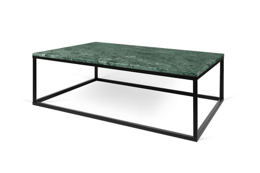 TEMAHOME - Prairie 47X30 Marble Coffee Table in Green Marble Top/Black Lacquered Steel Legs - 9500626692 veiw 2