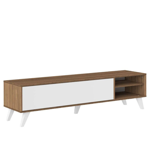 TEMAHOME - Prism TV Stand in Walnut Color / White - E3170A3521A01 veiw 2