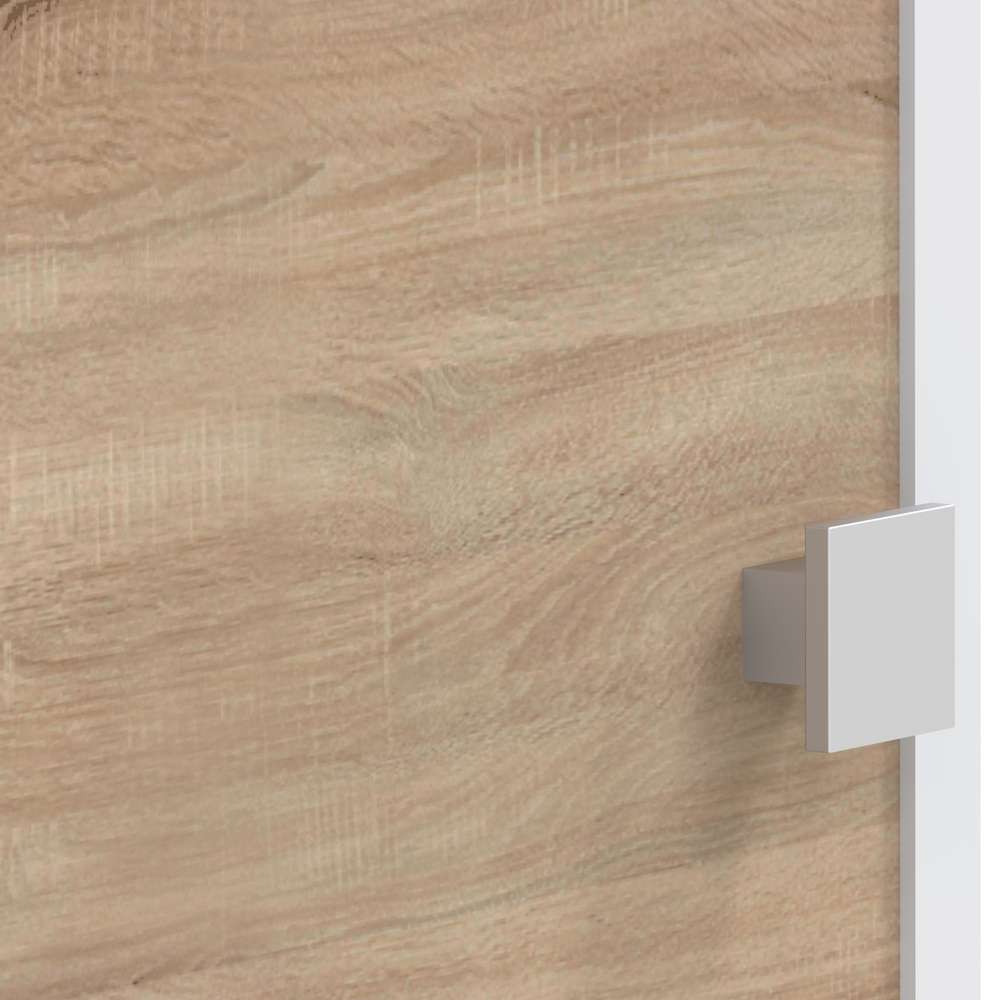 TEMAHOME - Wave Toilet Storage Cabinet in White / Natural Oak Color - E6090A2134A17 veiw 5